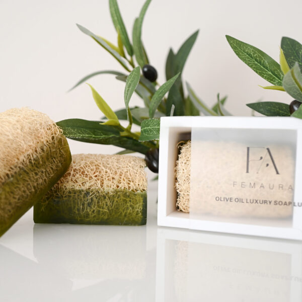 Glycerin Soap With Olive Oil Luffa